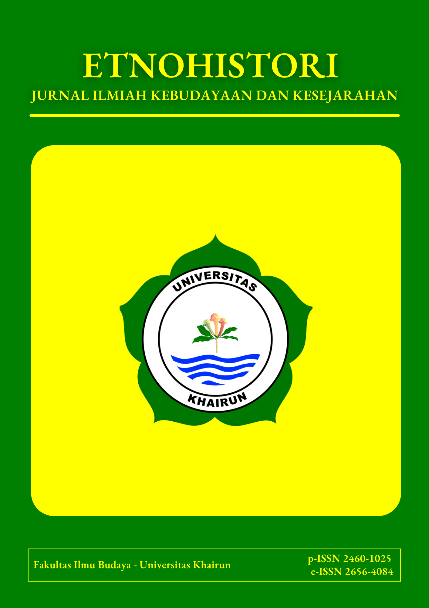 Cover ETNOHISTORI: Jurnal Ilmiah Kebudayaan dan Kesejarahan