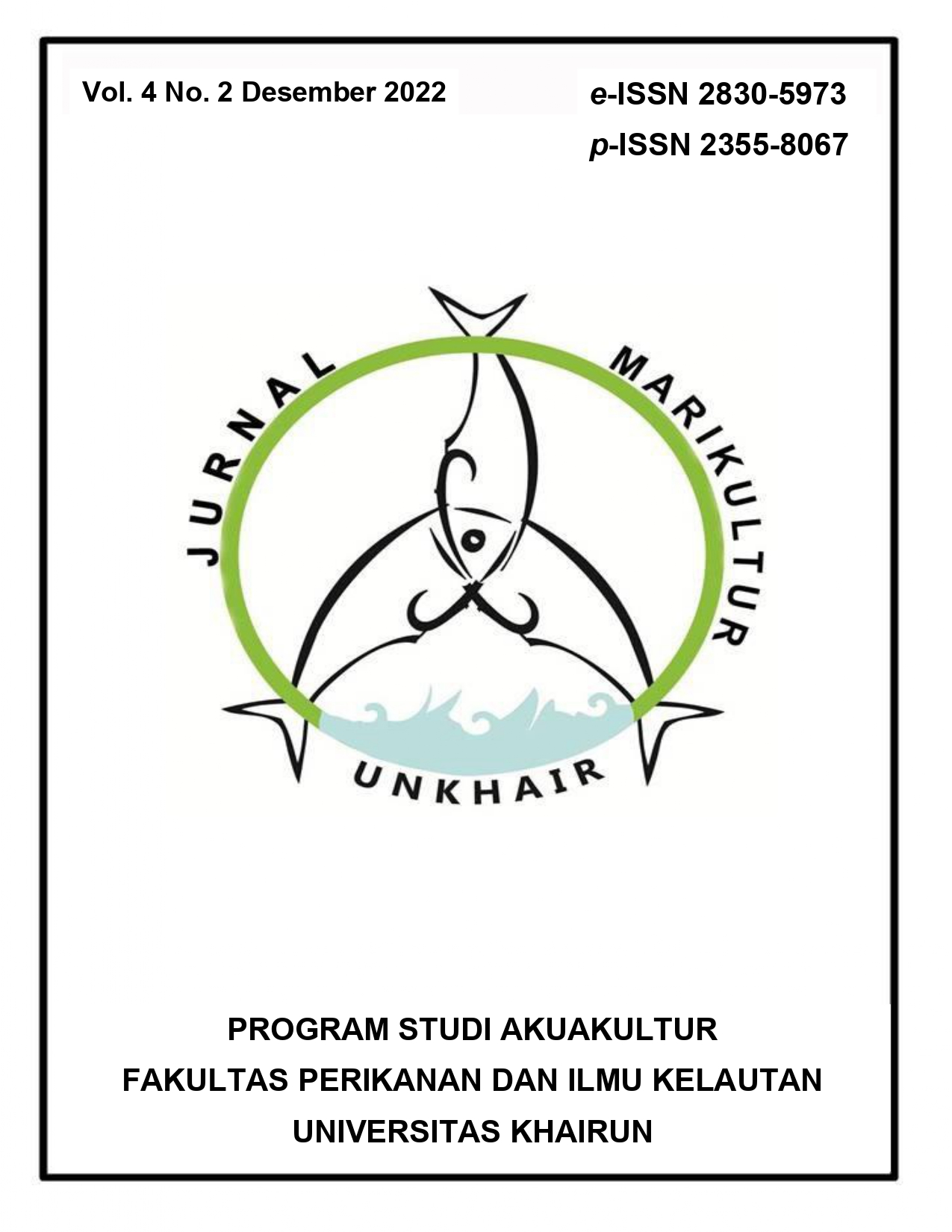 Cover JURNAL MARIKULTUR